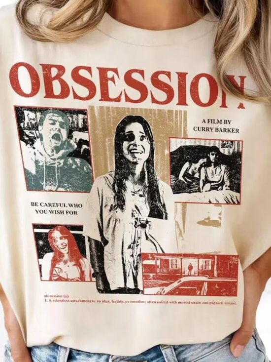 Joanne Tops - Obsession 2026 Gothic Horror Graphic Unisex T Shirt